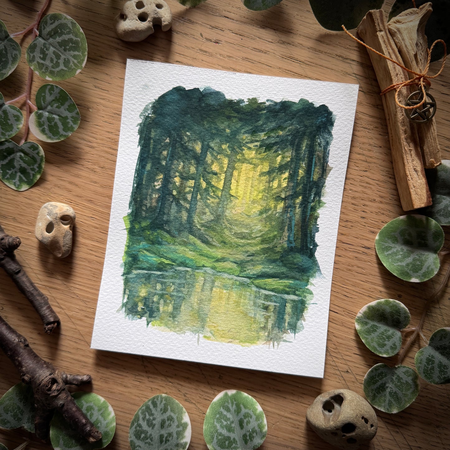 Gouache Original “Fading Light”