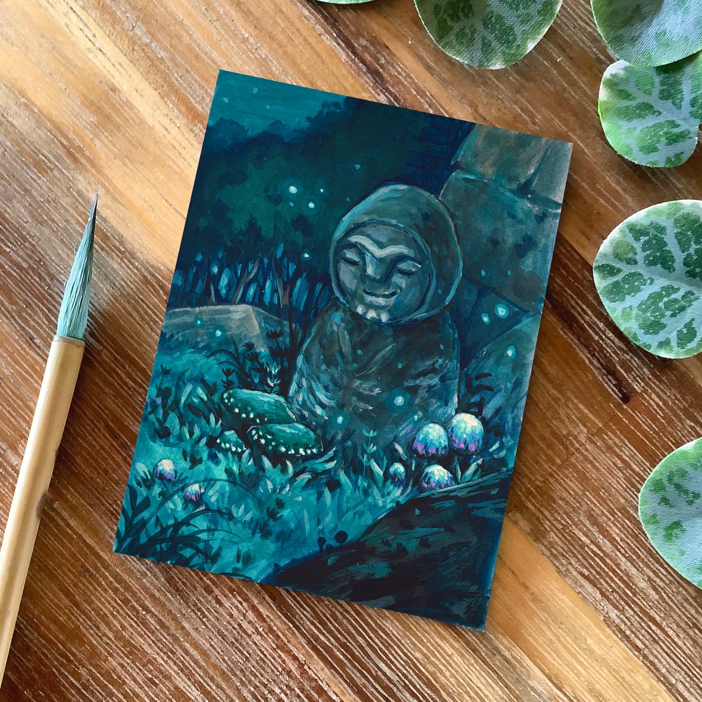 Gouache Original “Mushroom Guardian”