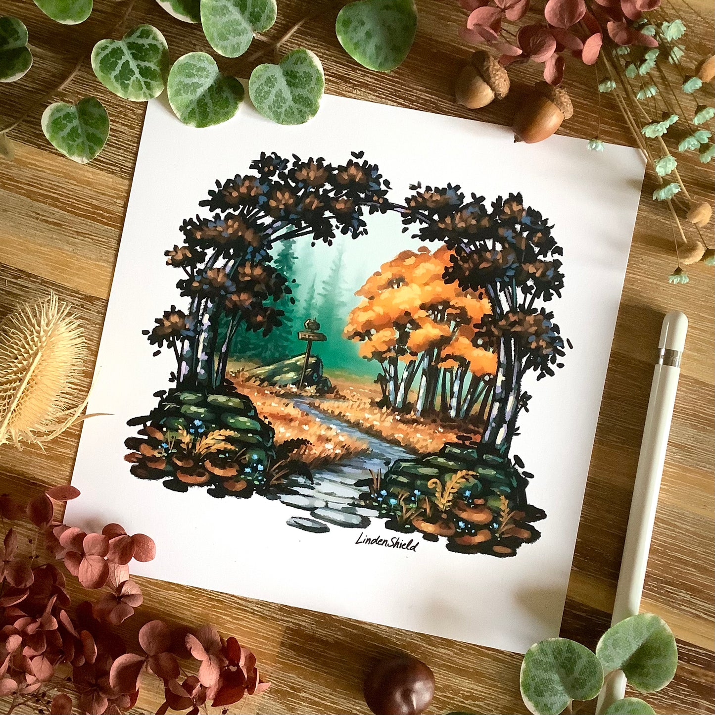21x21 Prints “Autumn Portals”