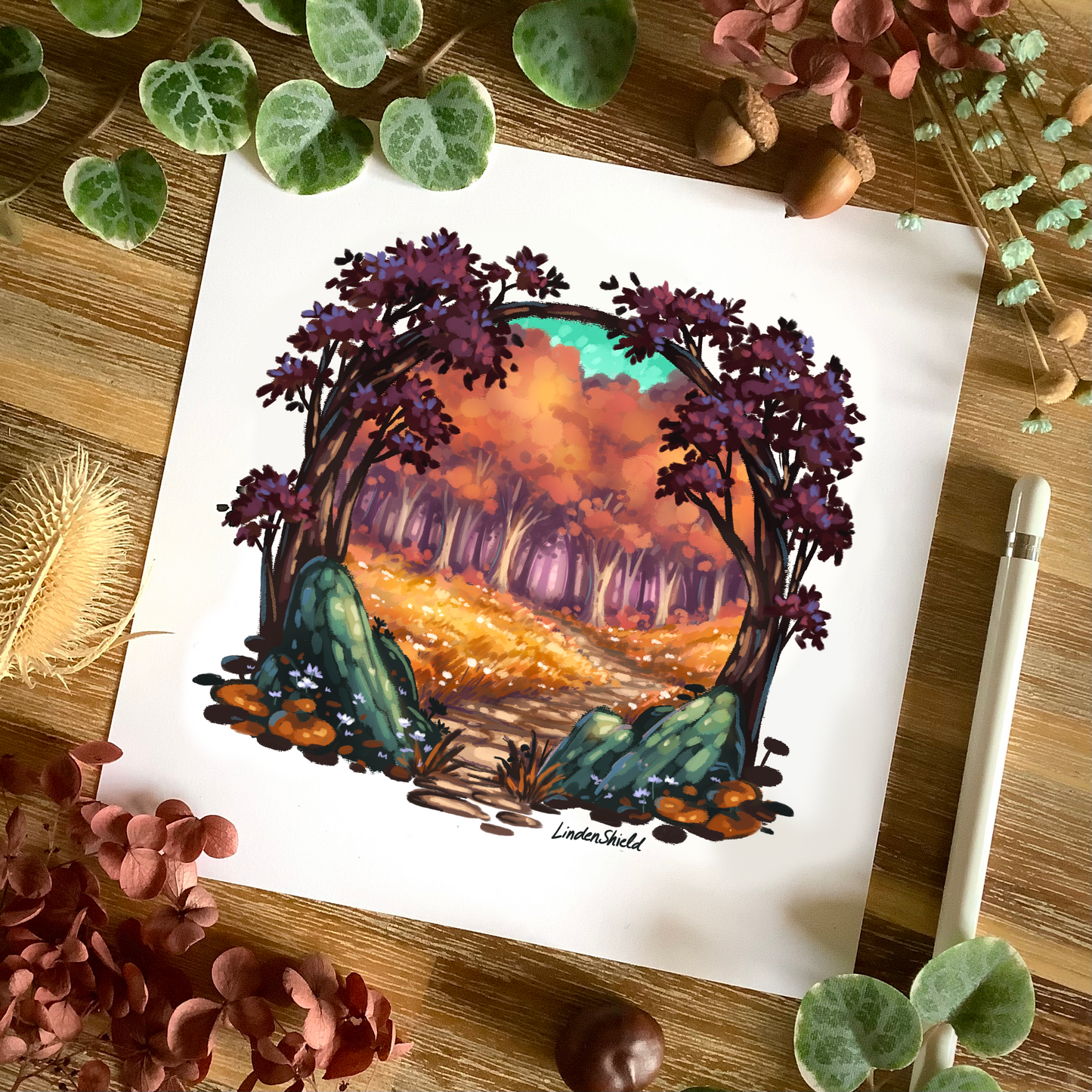 21x21 Prints “Autumn Portals”
