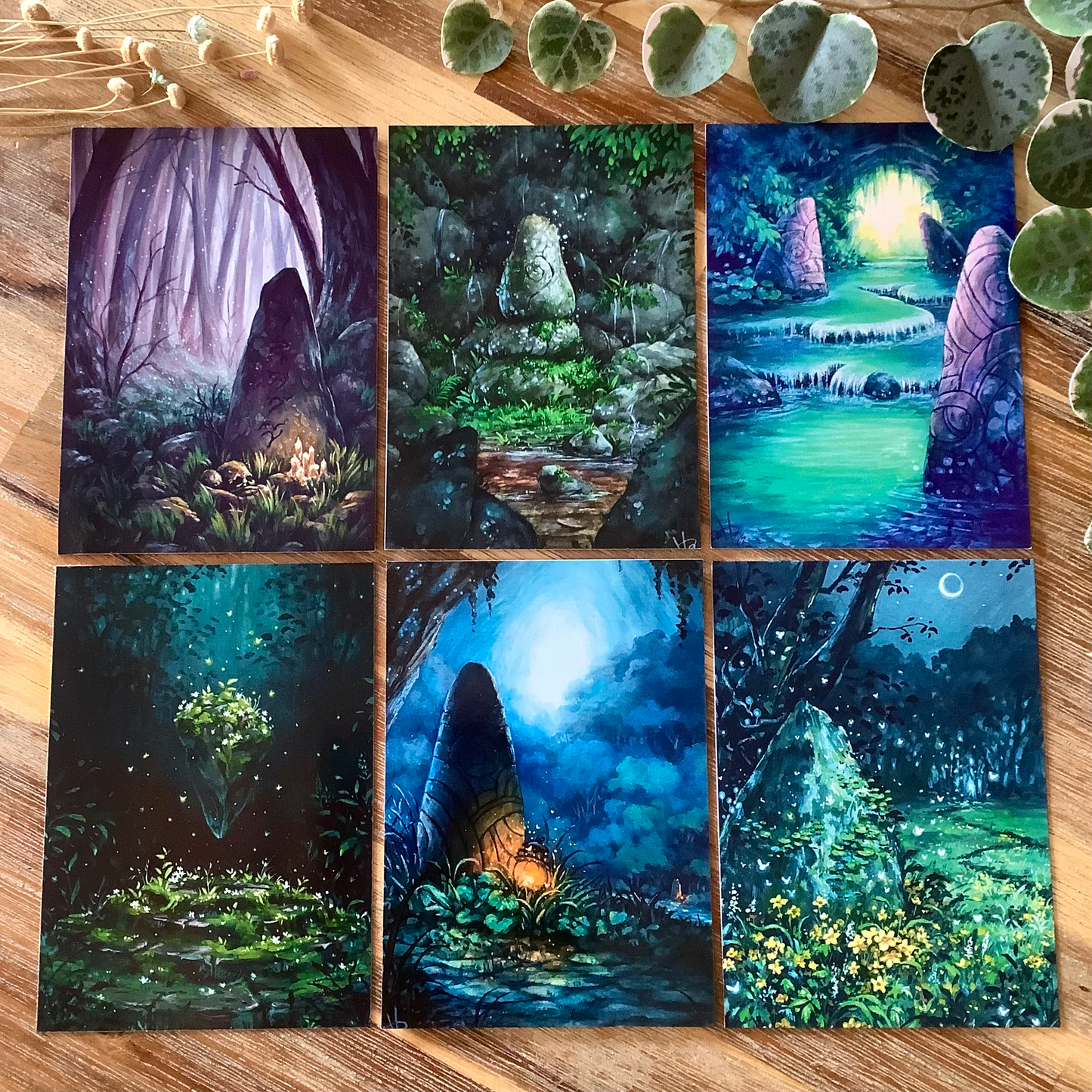 A6 Runestone Postcards