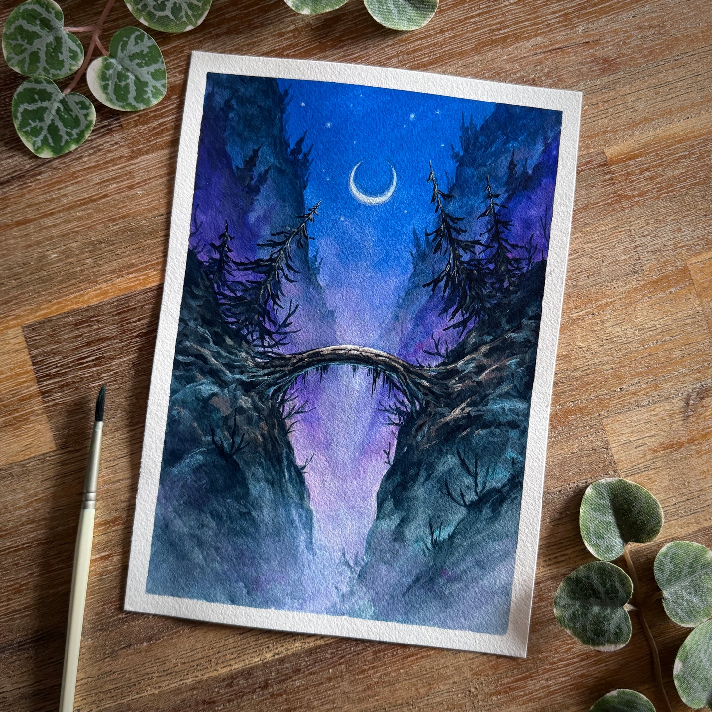Mixed Media Original “Crescent Canyon”