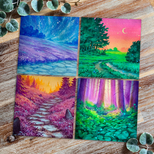Square Postcards “Dreamscapes”