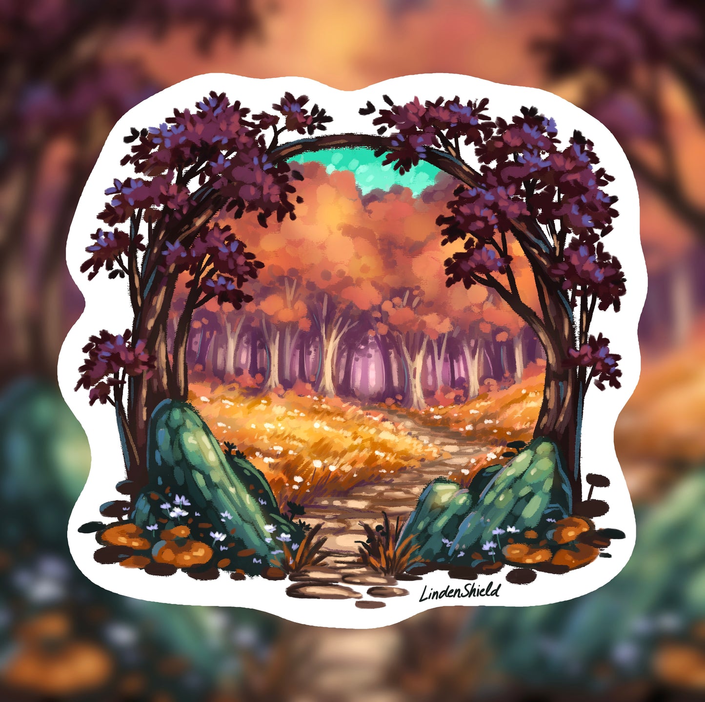 Glossy Stickers “Autumn Portals”