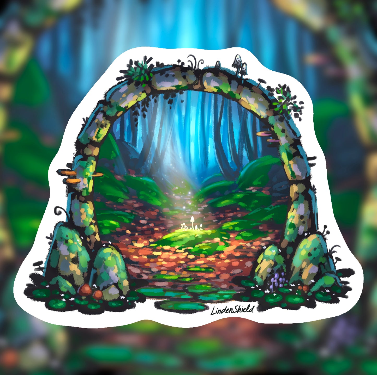 Glossy Stickers “Autumn Portals”