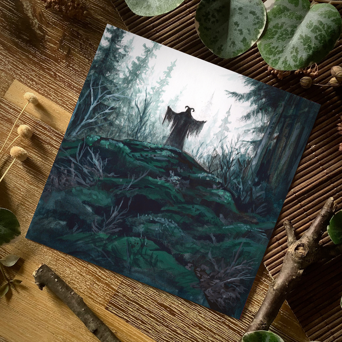 Square Postcards “Bones & Antlers”