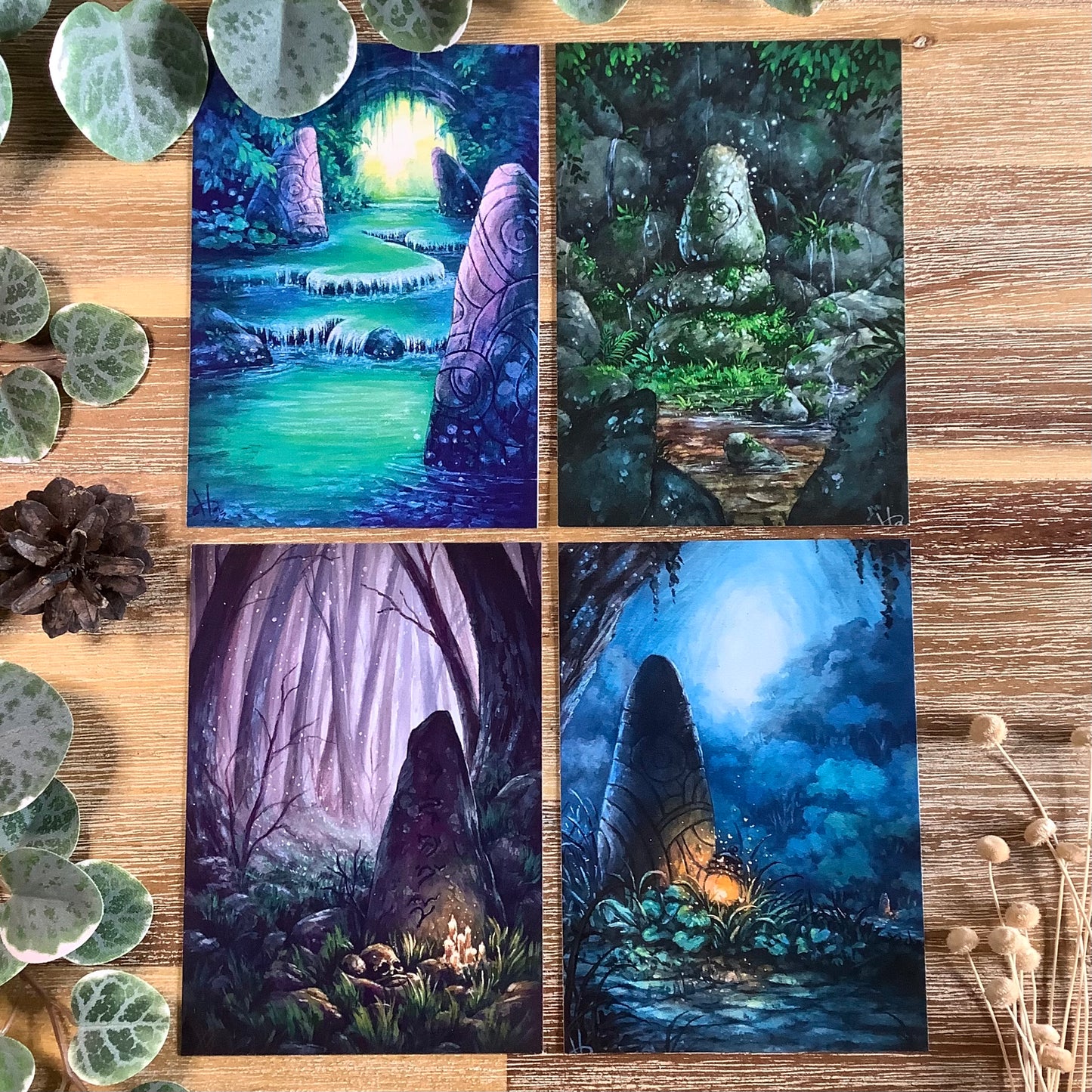 A6 Runestone Postcards