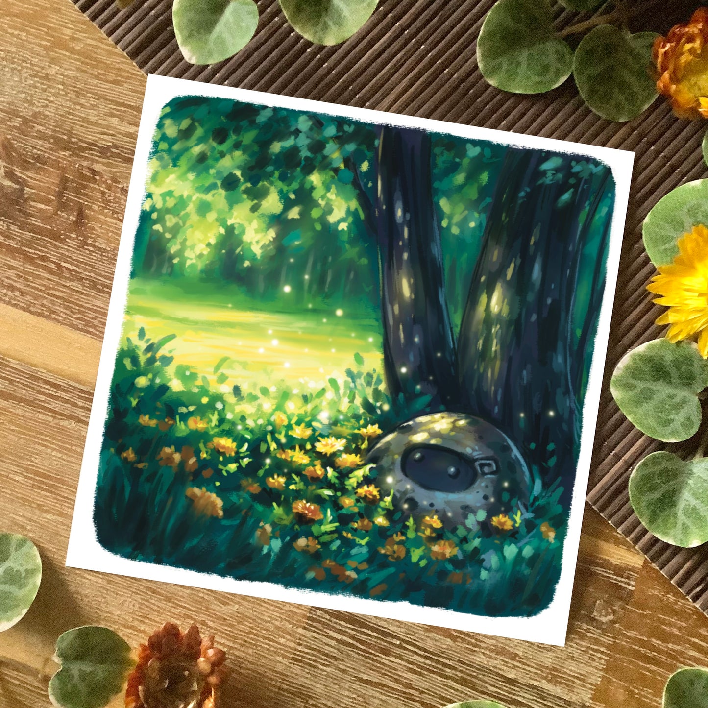 Square Postcards “Spirit Light”