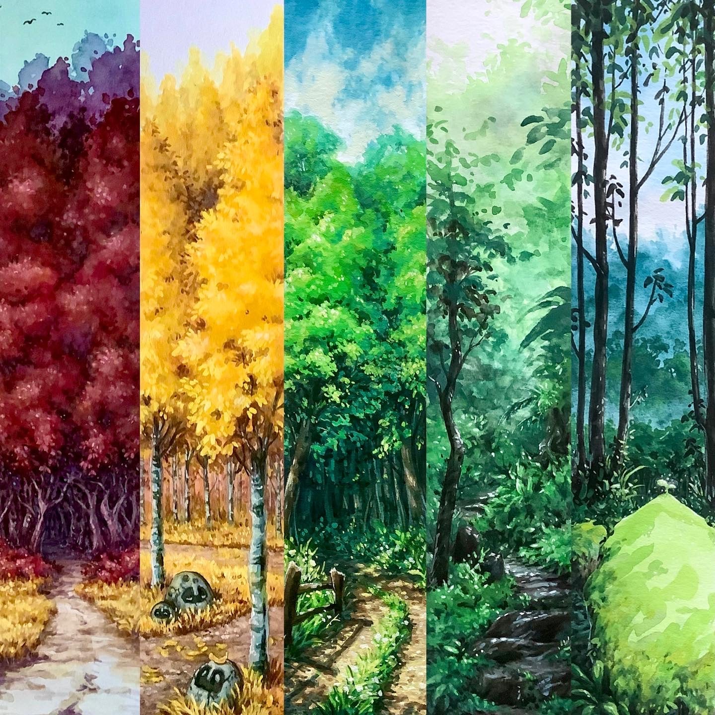 Custom Naturescape Bookmark