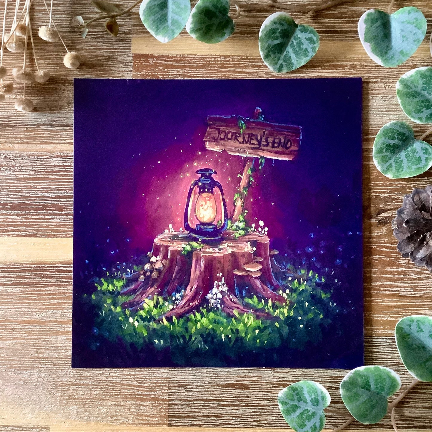 Square Postcards “Candles & Lanternlight”
