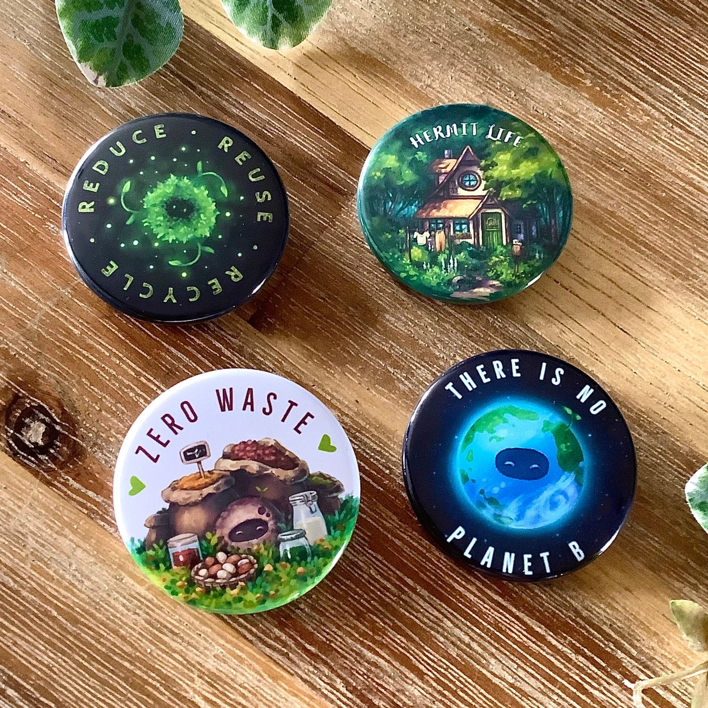 Eco Slogan Badges