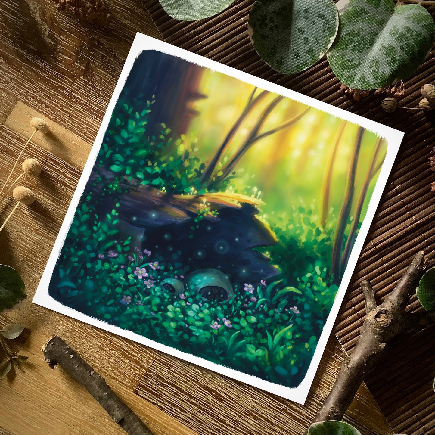 Square Postcards “Spirit Light”