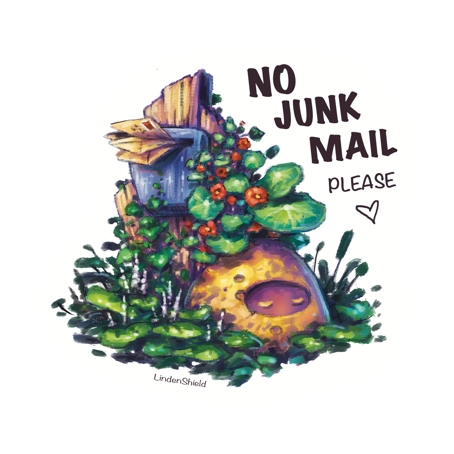 No Junk Mail Stickers EN FR DE