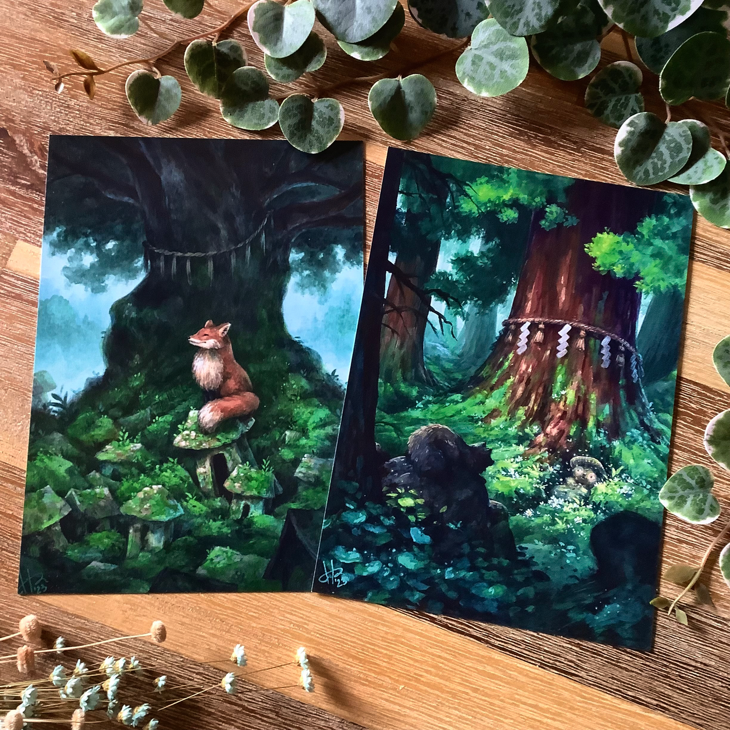 A5 Postcards “Sacred Trees”