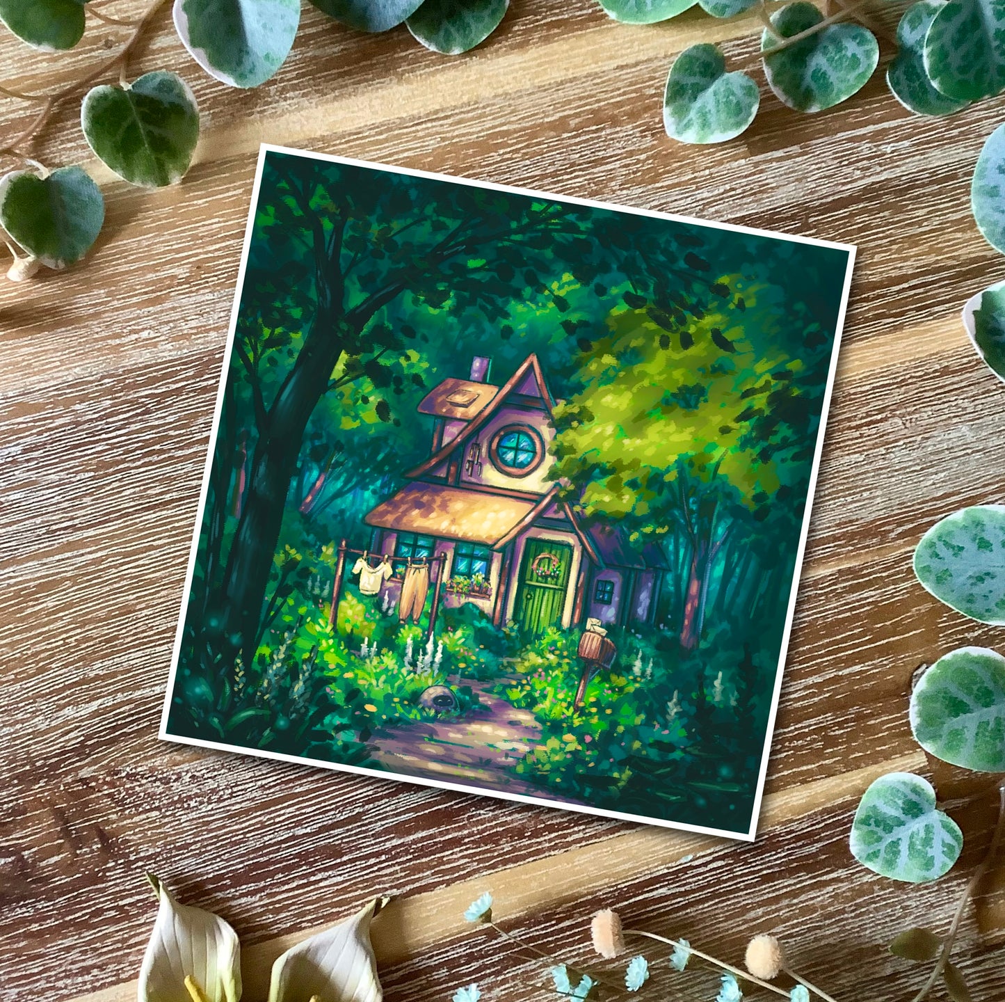 Fine Arts Mini–Print “Hermit Life”