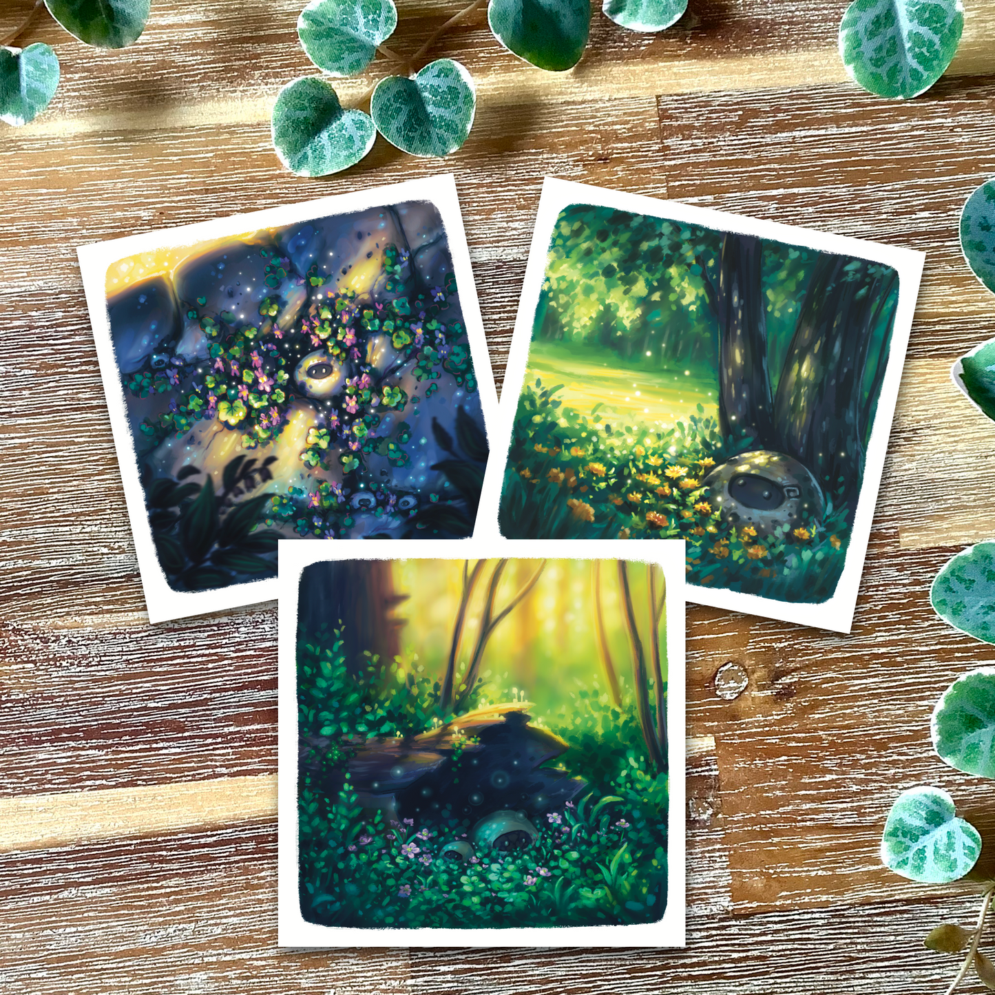 Square Postcards “Spirit Light”
