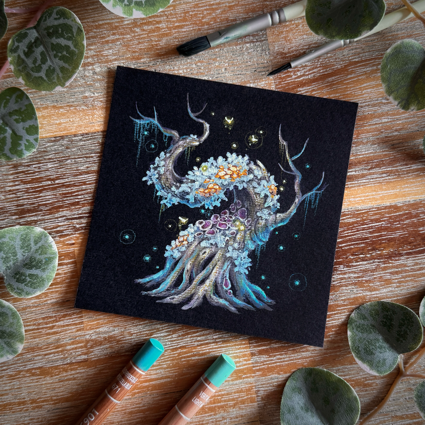 Mixed Media Original “Ancient Lichen”