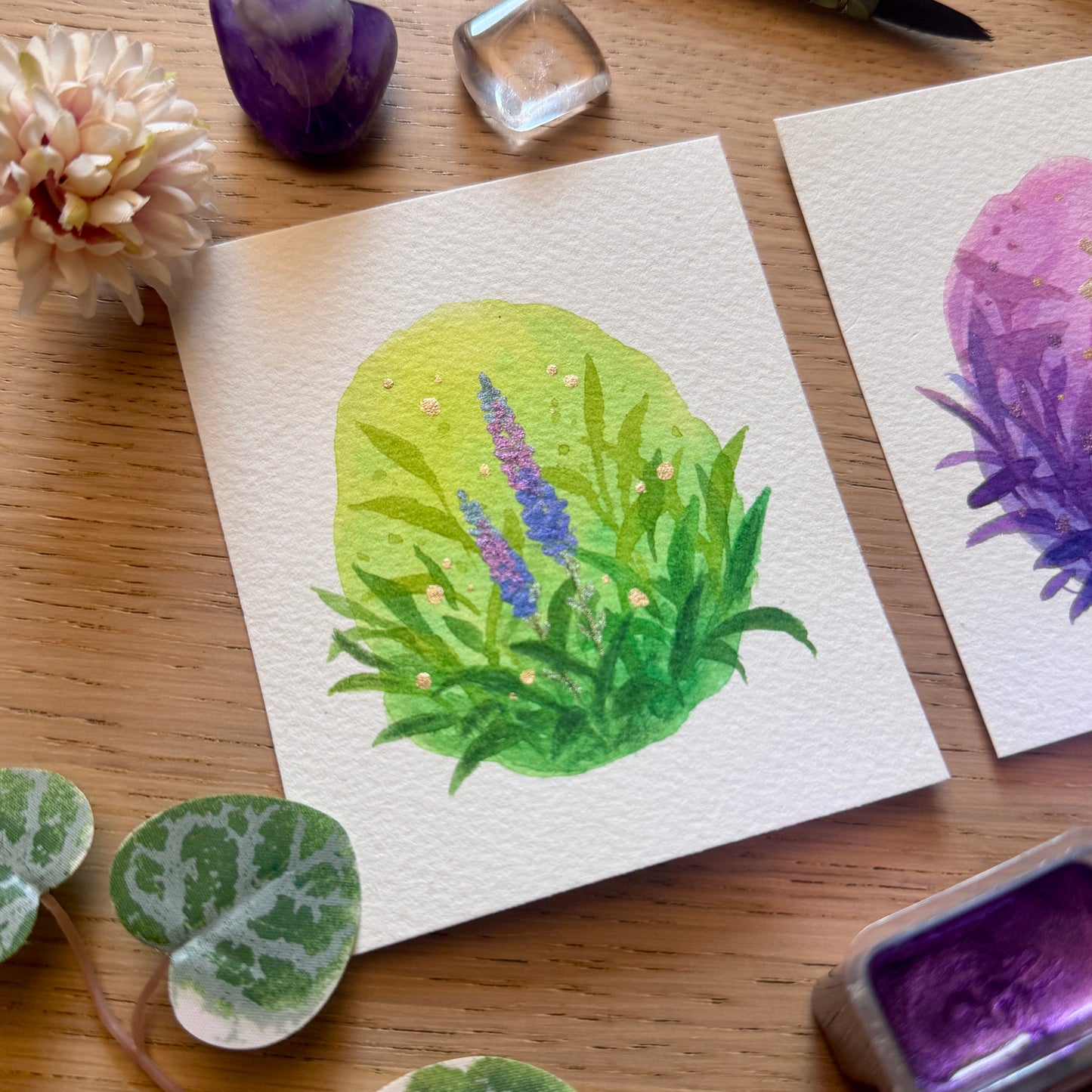 Mixed Media Originals "Ethereal Flora"