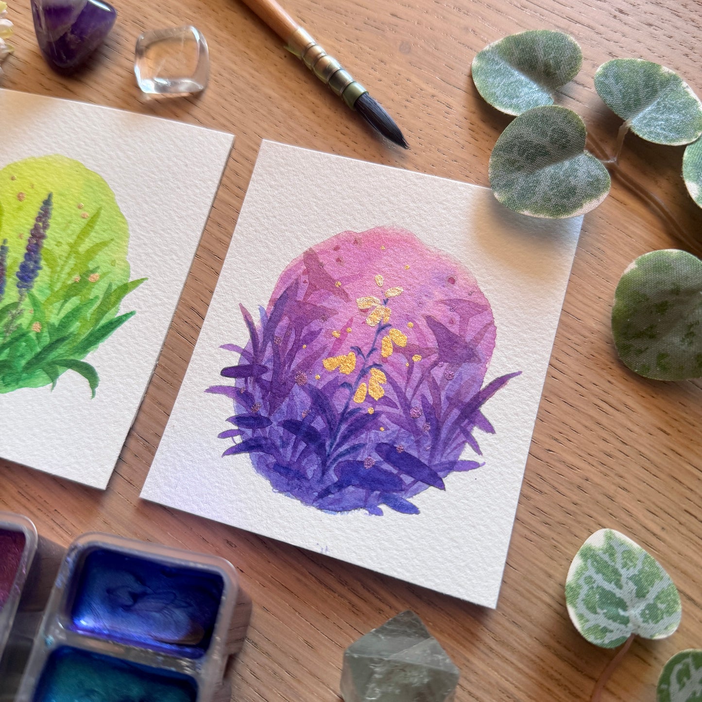 Mixed Media Originals "Ethereal Flora"