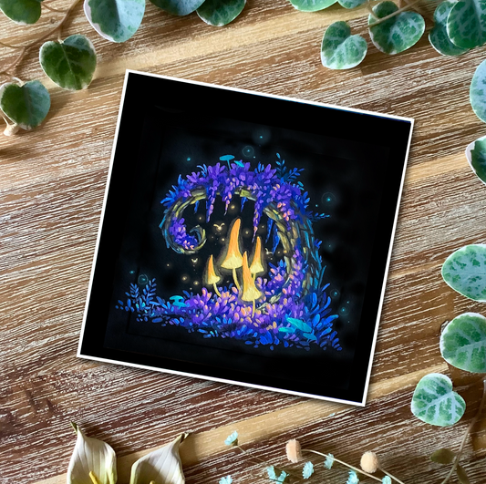 Fine Arts Mini–Print “Fantastic Funghi”