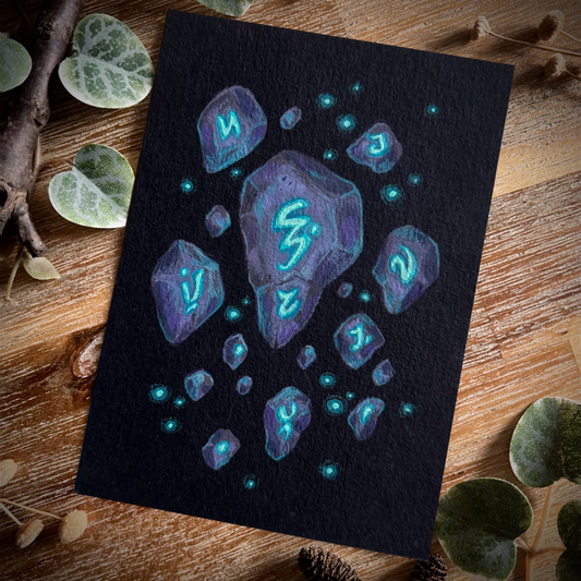 Mixed Media Original “Strange Runes”