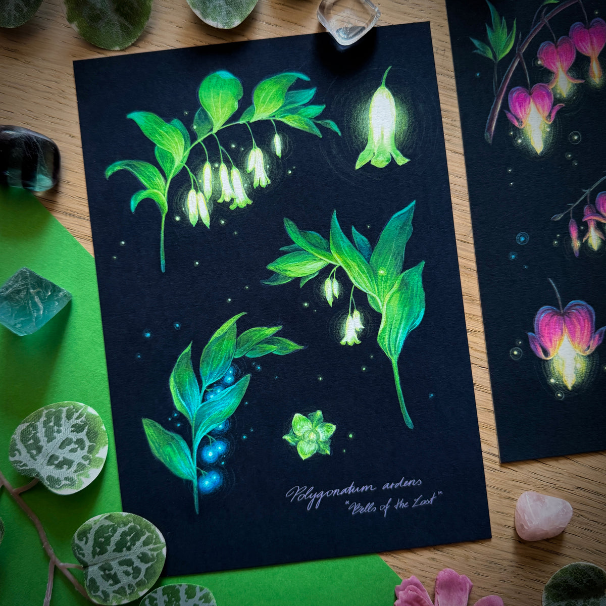 Fine Arts Prints "Bioluminescent Botanicals"