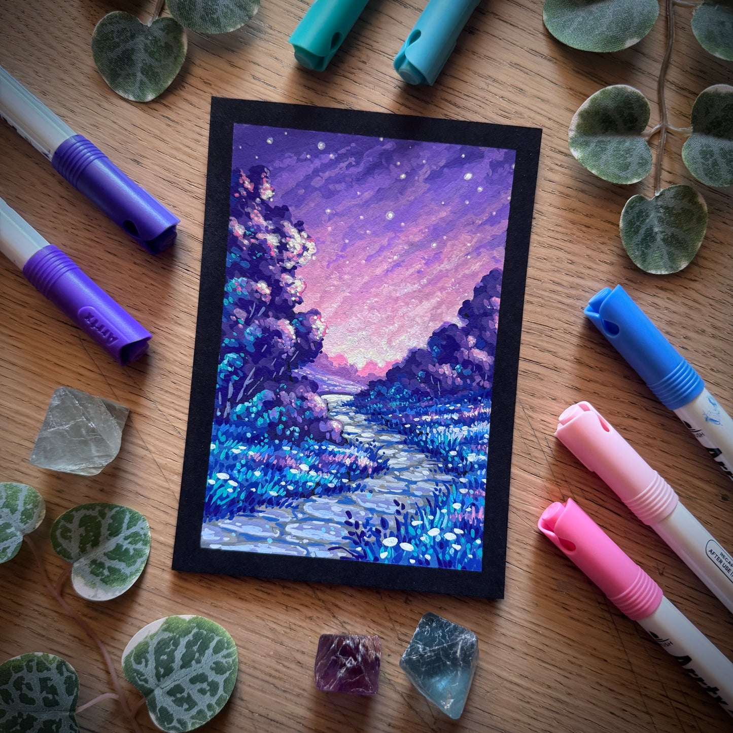 Acrylic Marker Original “Violet Dreams”