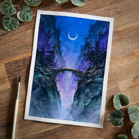 Mixed Media Original “Crescent Canyon”