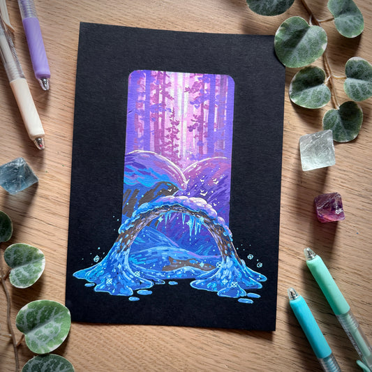 Mixed Media Original “Snow Fairies”