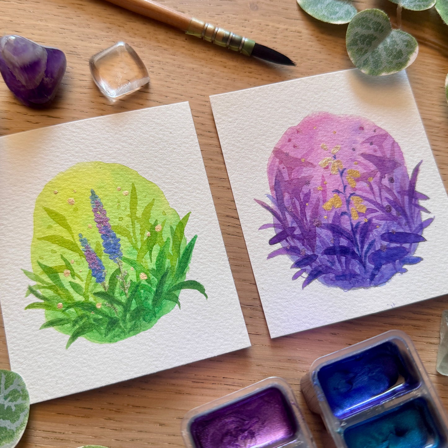 Mixed Media Originals "Ethereal Flora"