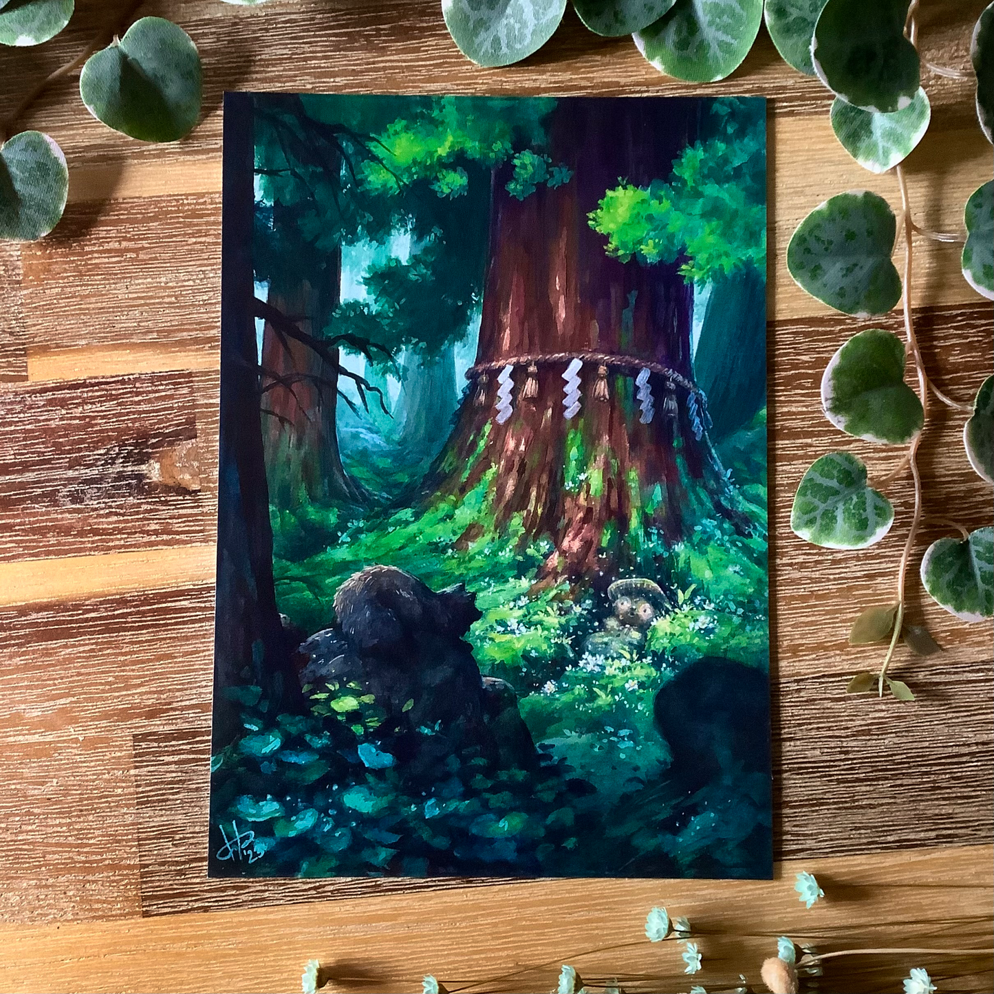 A5 Postcards “Sacred Trees”