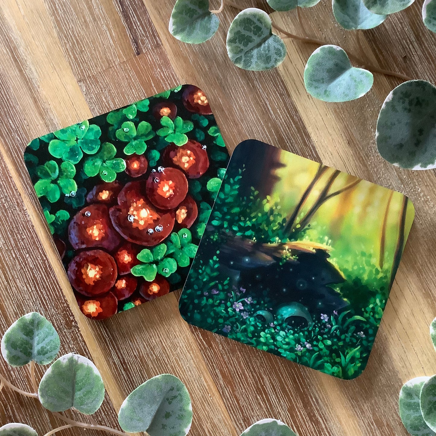 Glossy Coasters “Forest Life”